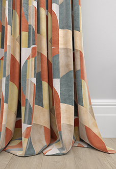 Varadero Velvet, Russet - Made to Measure Curtain